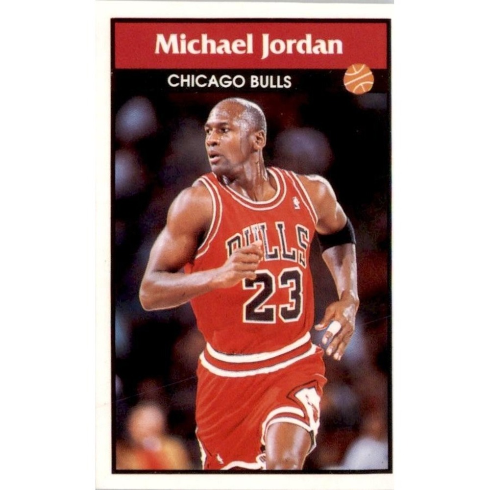 1992 Panini Stickers #128 Michael Jordan Chicago Bulls